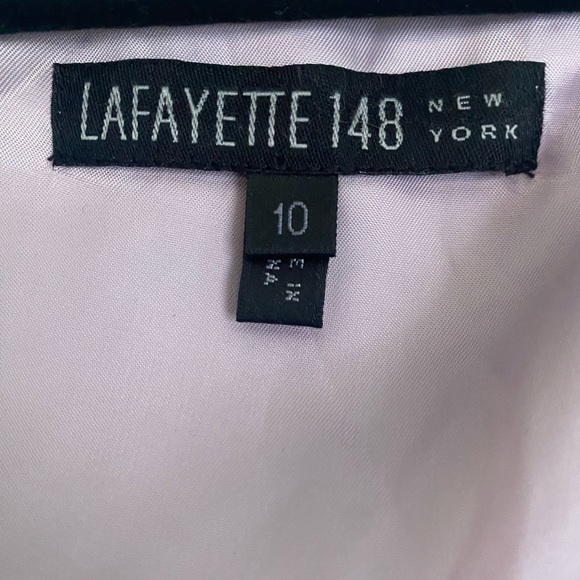 Lafayette 148 New York Dress Size 10 Color Light Purple - Picture 5 of 5